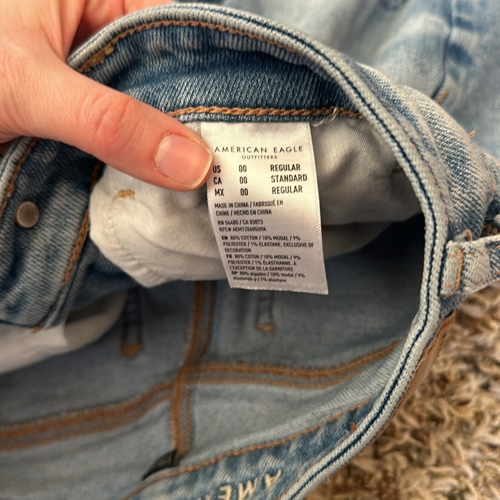 American Eagle Outfitters Distressed Mom Jean - Picture 6 of 9